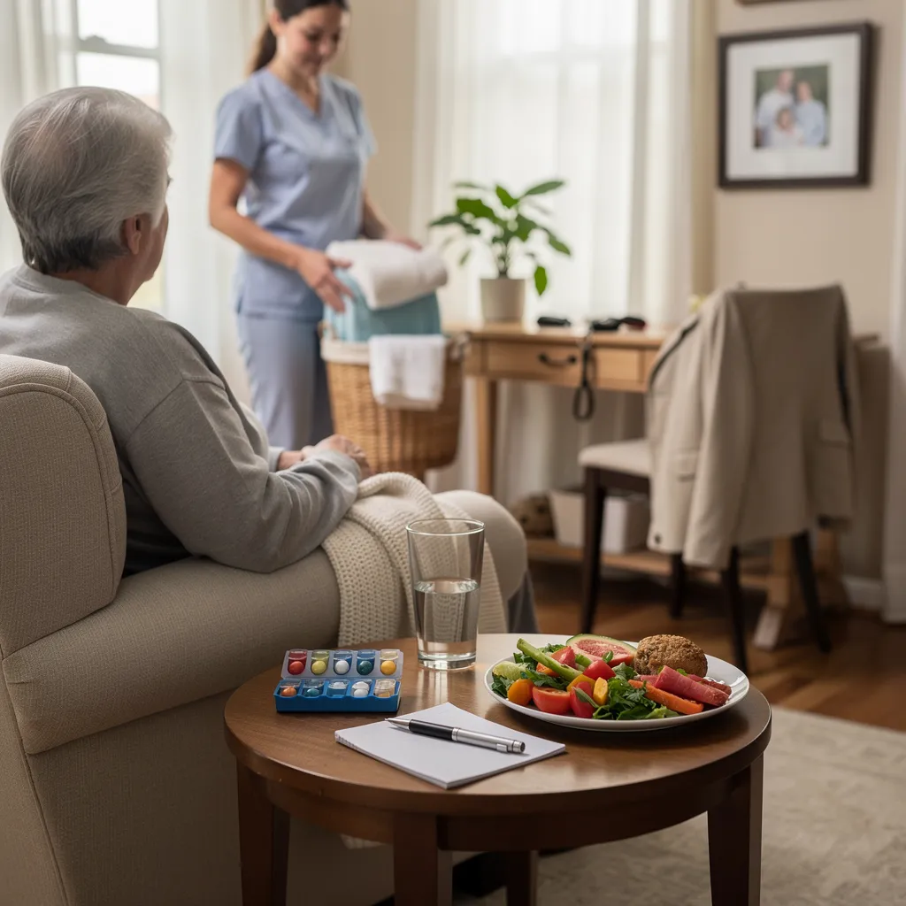 Daily tasks like showering become harder for seniors without in-person support, which is why families