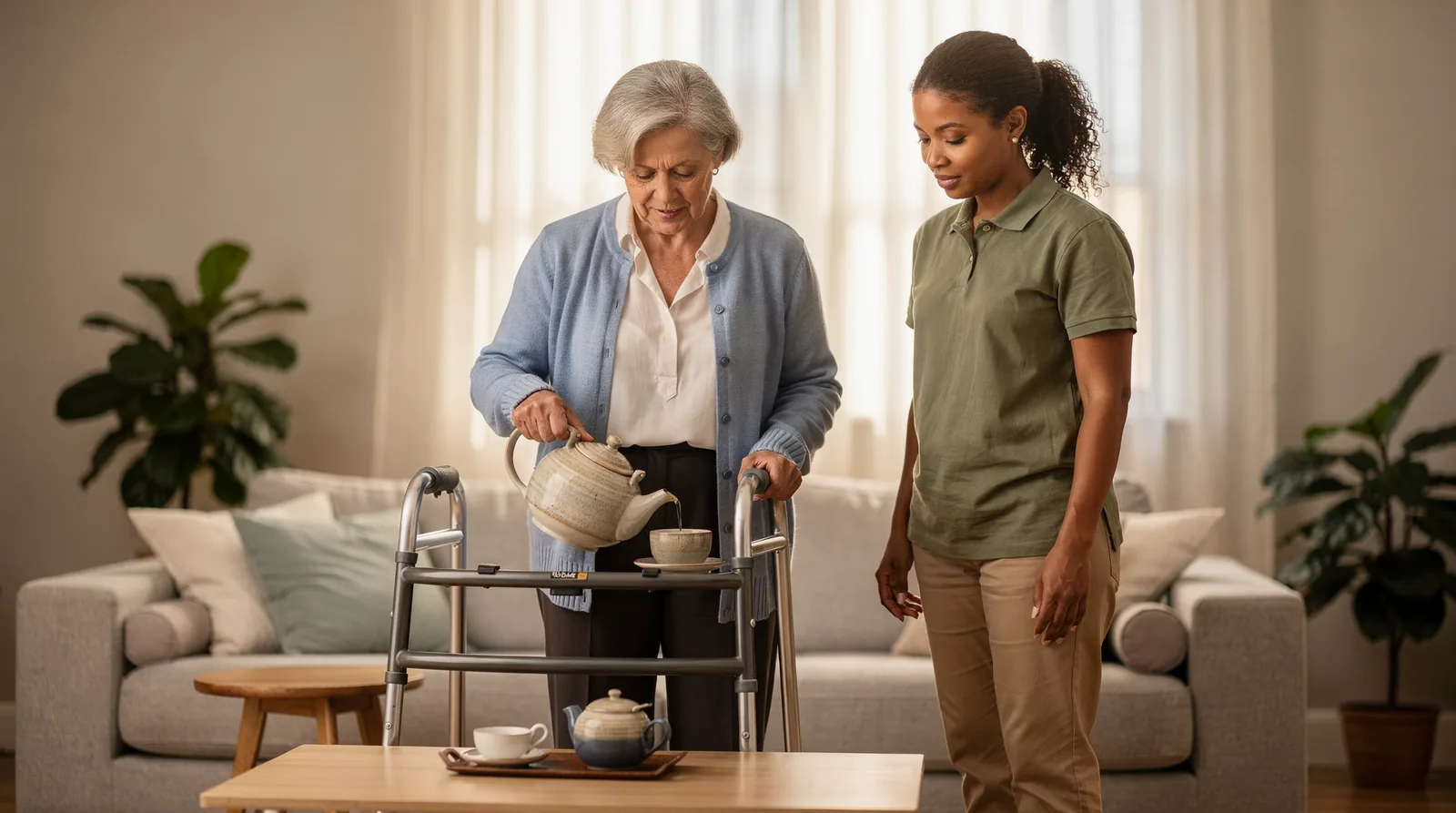 Gentle Hearts frames care as something that should honor independence, not just support it.; Caregivers
